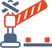 Ícone de travessias sob rios, rodovias e ferrovias pelo MND